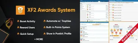AddonFlare XF2 Awards System – Üyelerinize Başarılar ve Ödüller Verin!