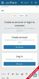 [cXF] Login or Register on Thread View – Konu Görüntüleme Sayfasında Giriş/Kayıt Ol Uyarısı