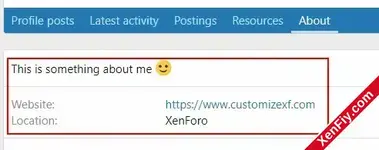 [cXF] Remove Location, Website and About You Field – Gereksiz Profil Alanlarını Kaldırın