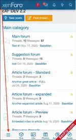 [cXF] Mobile Footer – Mobil Cihazlar İçin Alt Menü Sistemi
