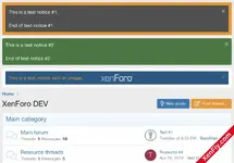 [cXF] Custom Notice – XenForo 2 Duyuru Eklentisi