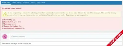 [MMO] User Ban Info – Yasaklanan Üyeler İçin Detaylı Bilgi Gösterimi!