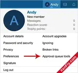 AndyB Approval Queue Tools – Onay Kuyruğu Eklentisi