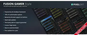 Pixelexit Fusion Gamer Theme - XenForo 2